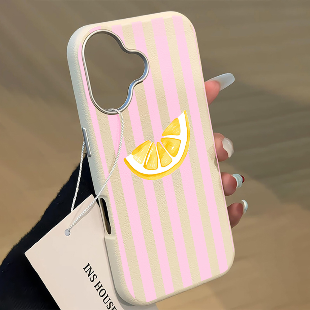 Phone Cases Xiaomi 14T - Lemon Pink Stripes Phone Case For