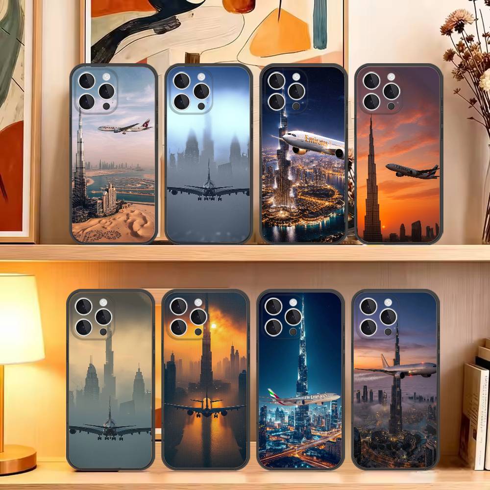 Dubai Burj Khalifa Airplane Ph - Phone Cases Dubai ulasan dan harga