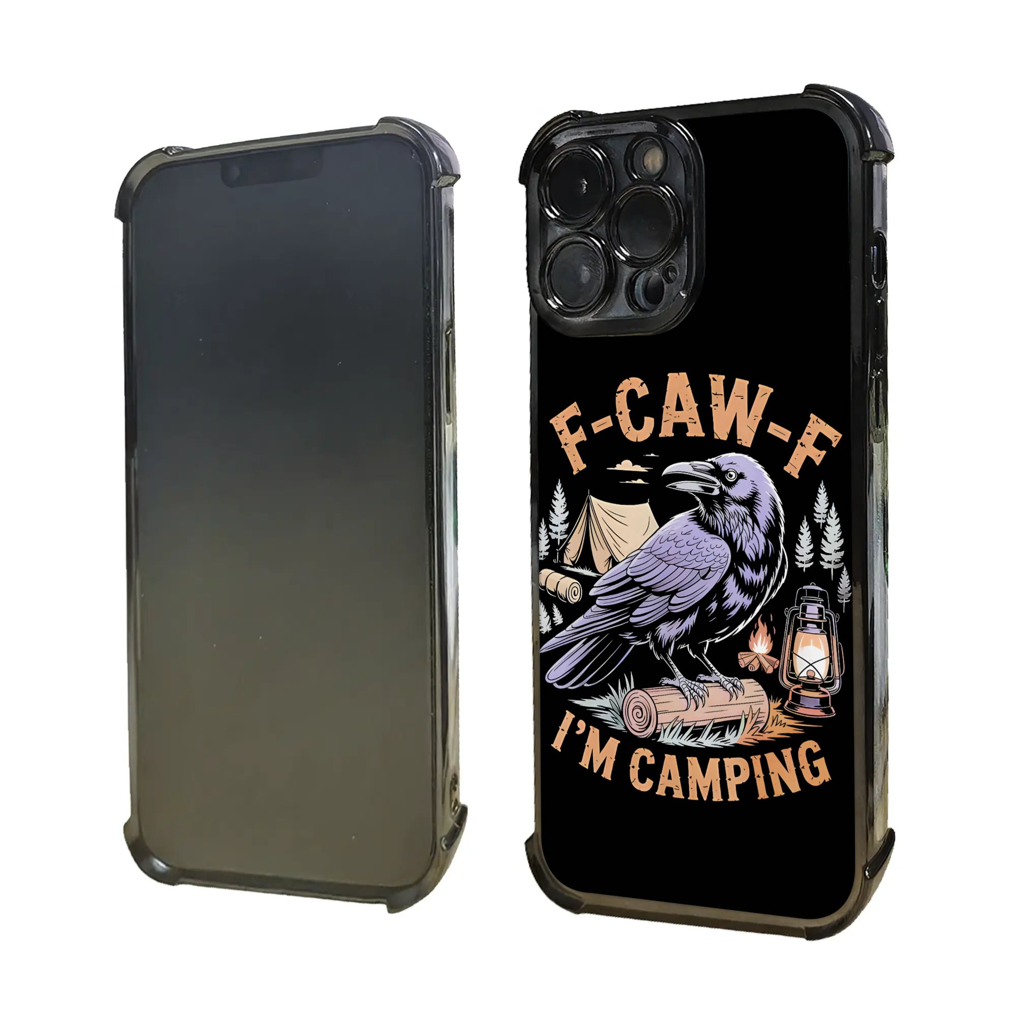 Funny Raven F CAW F I'm Campin - Phone Cases Funny ulasan dan harga