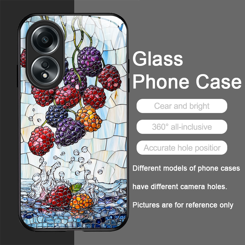 2D Flat Aesthetic Marble Fruit - Phone Cases Realme ulasan dan harga