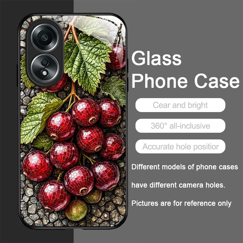 2D Flat Aesthetic Marble Fruit - Phone Cases Realme ulasan dan harga