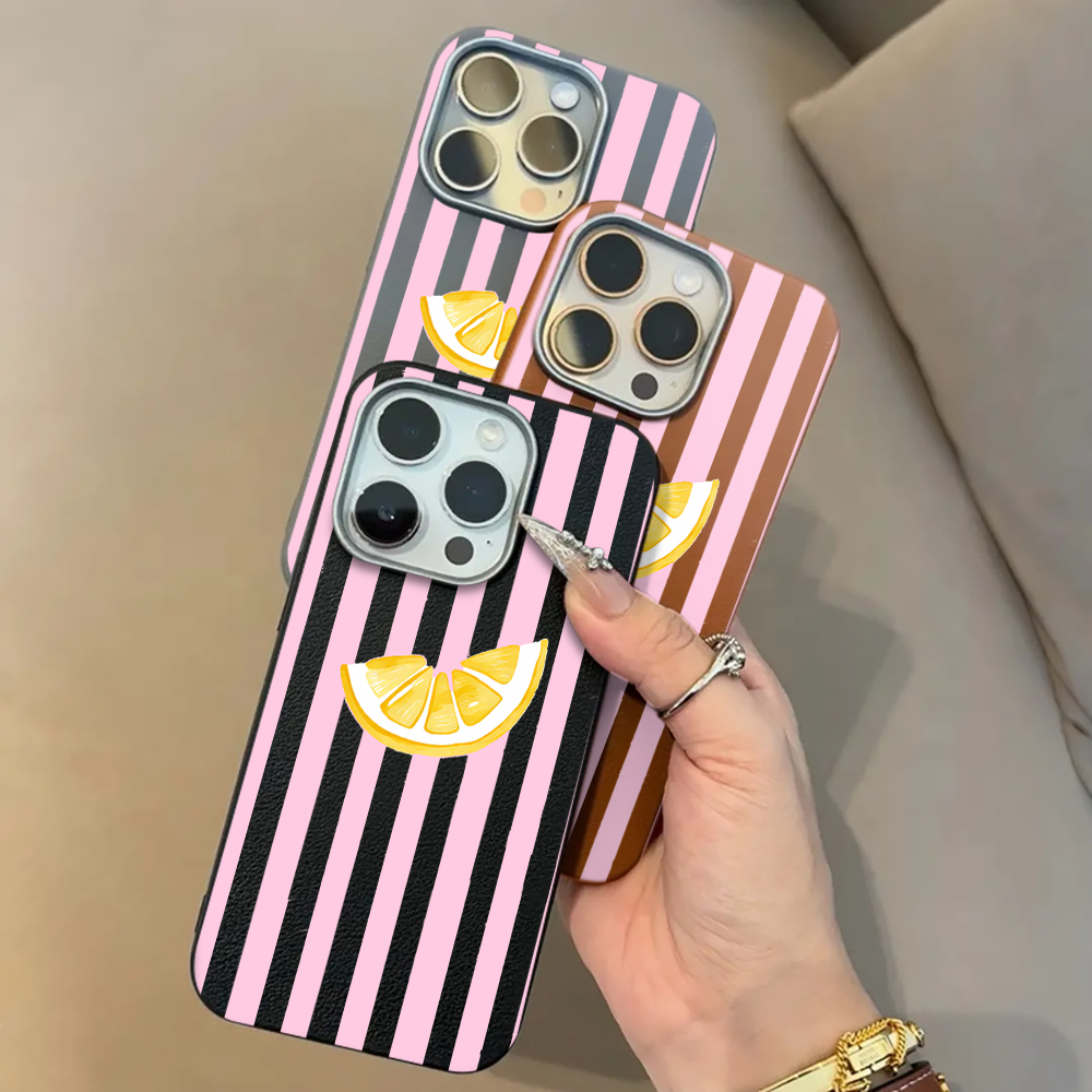 Lemon Pink Stripes Phone Case  - Phone Cases Xiaomi 14T ulasan dan harga