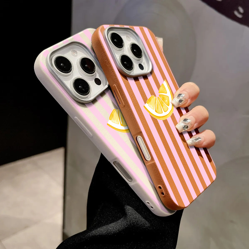 Lemon Pink Stripes Phone Case  - Phone Cases Xiaomi 14T ulasan dan harga