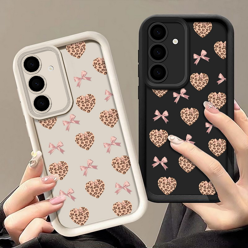 Retro Leopard Print Bow Phone  - Phone Cases Leopard Print ulasan dan harga