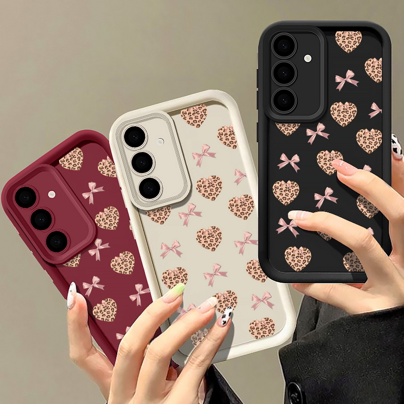 Retro Leopard Print Bow Phone  - Phone Cases Leopard Print ulasan dan harga