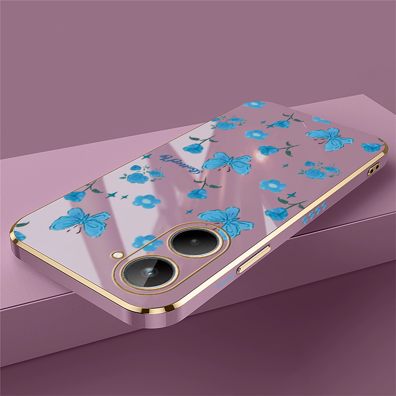 Flower Butterfly Print Phone C - Phone Cases Realme ulasan dan harga