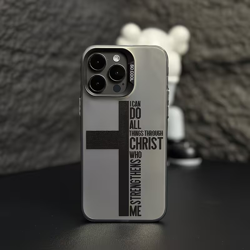 Anti Fingerprint Cross Bible P - Phone Cases Iphone 17 Pro ulasan dan harga