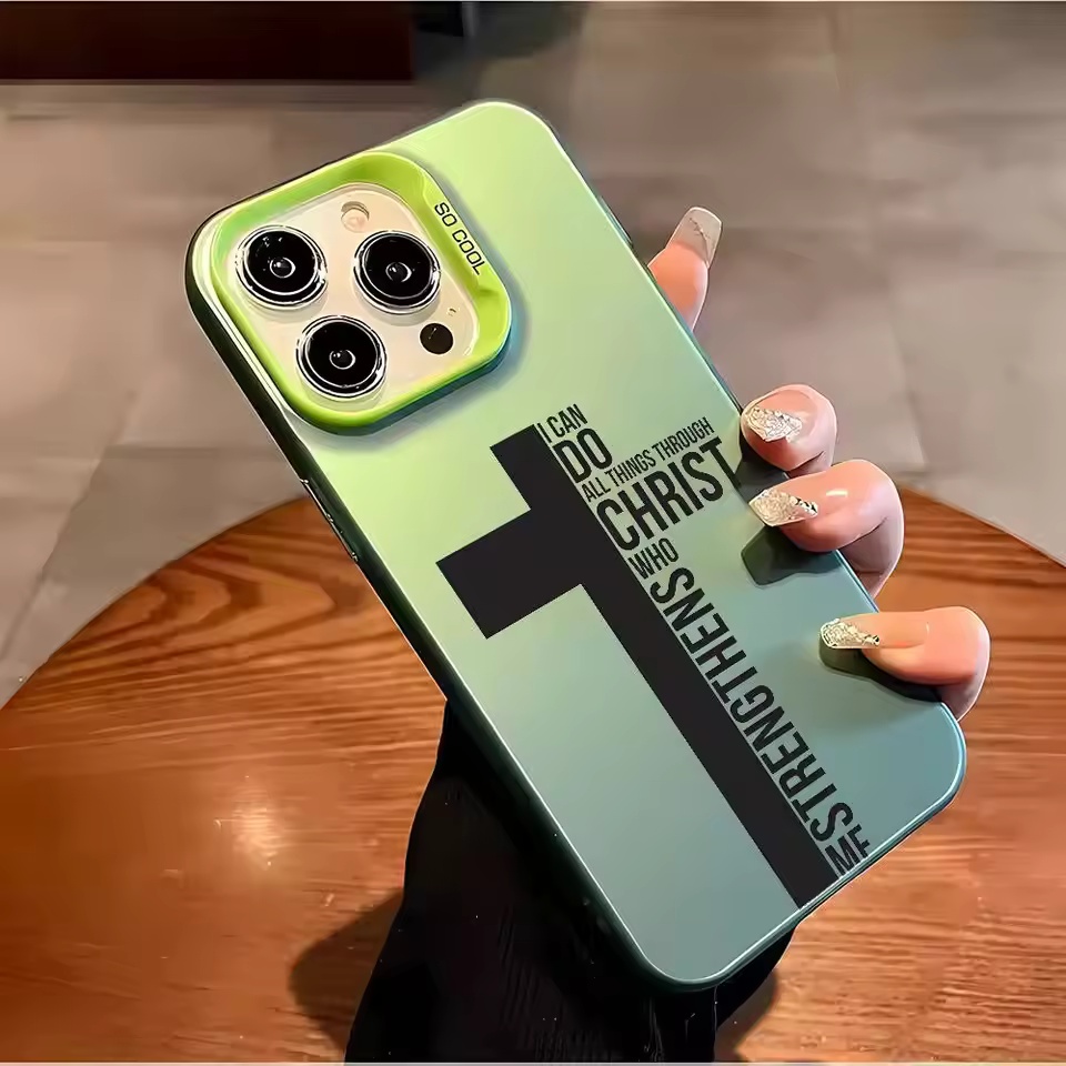 Anti Fingerprint Cross Bible P - Phone Cases Iphone 17 Pro ulasan dan harga
