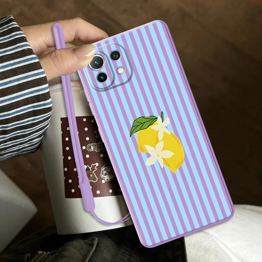 Lemon Cool Stripe Pattern Case - Phone Cases Xiaomi ulasan dan harga
