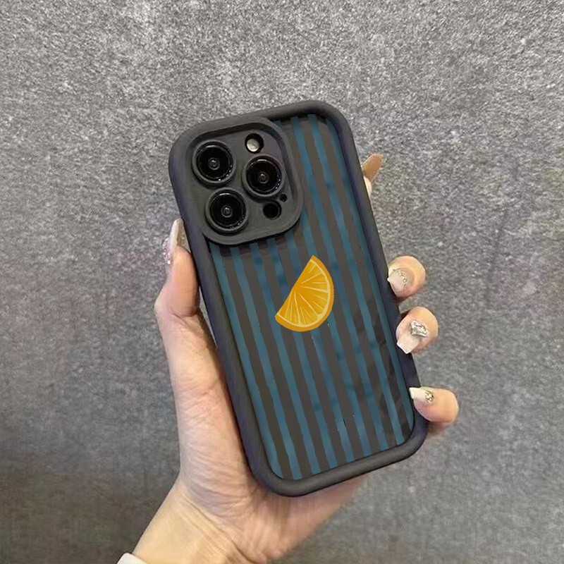 Striped Lemon Slice Pattern Ph - Phone Cases Redmi ulasan dan harga