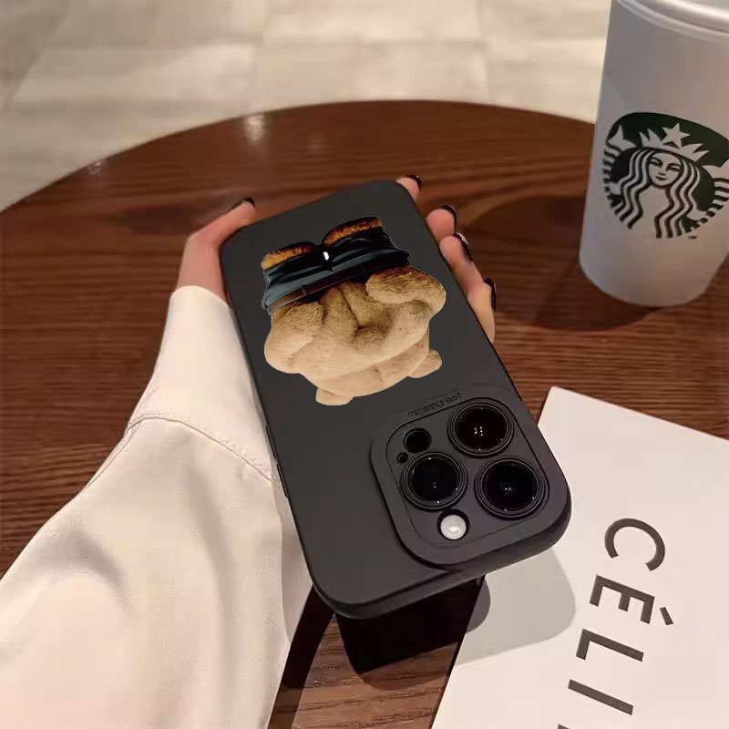 Funny Cool Bear Silicone Phone - Phone Cases Funny ulasan dan harga