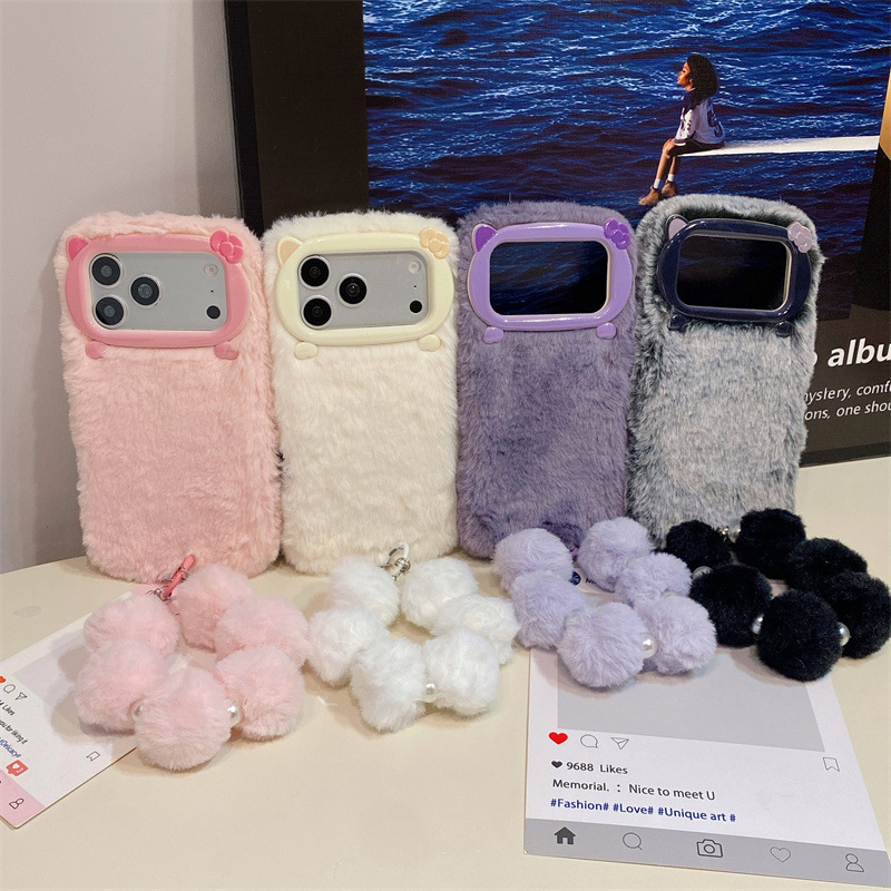 Luxury Solid Colors Furry Plus - Phone Cases Iphone 17 Pro ulasan dan harga