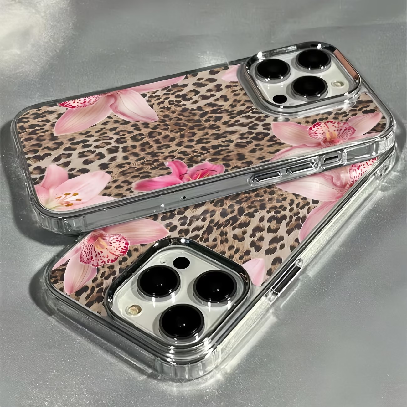 Leopard Print Lily Flower Tran - Phone Cases Leopard Print ulasan dan harga