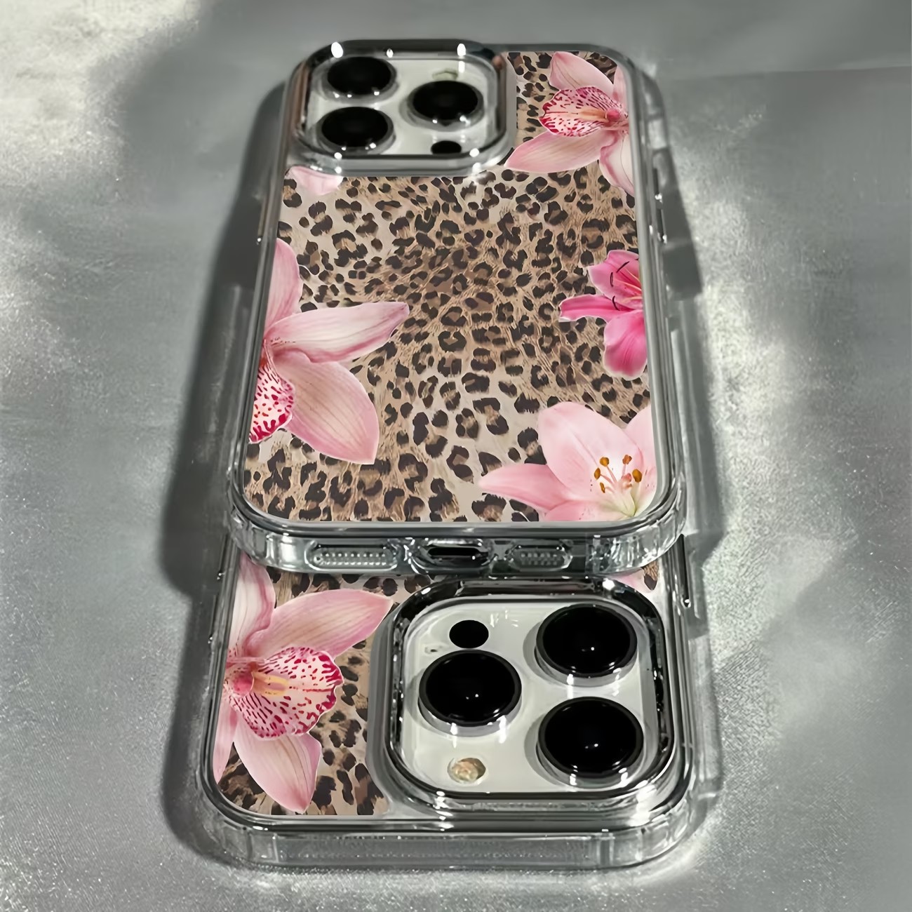Leopard Print Lily Flower Tran - Phone Cases Leopard Print ulasan dan harga
