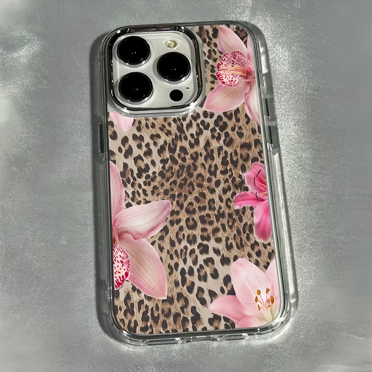 Leopard Print Lily Flower Tran - Phone Cases Leopard Print ulasan dan harga