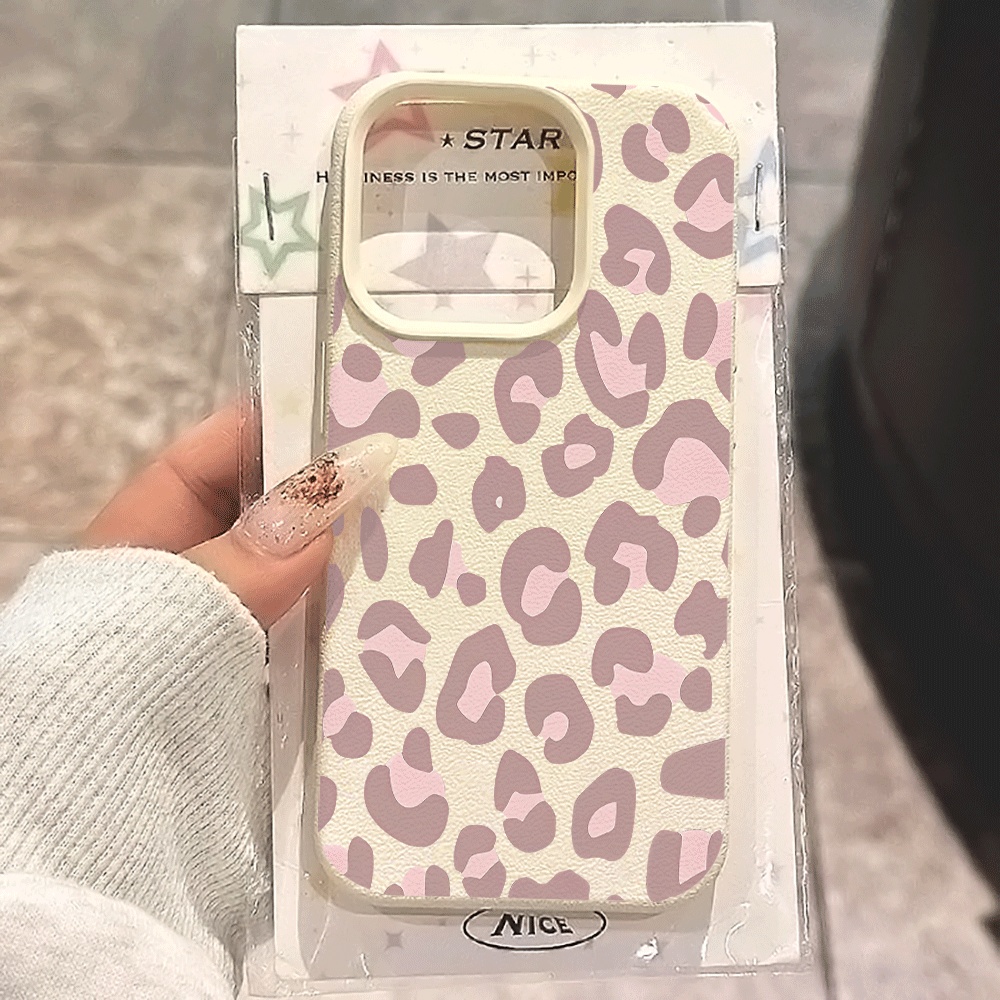 Pale Purple Leopard Print Phon - Phone Cases Leopard Print ulasan dan harga