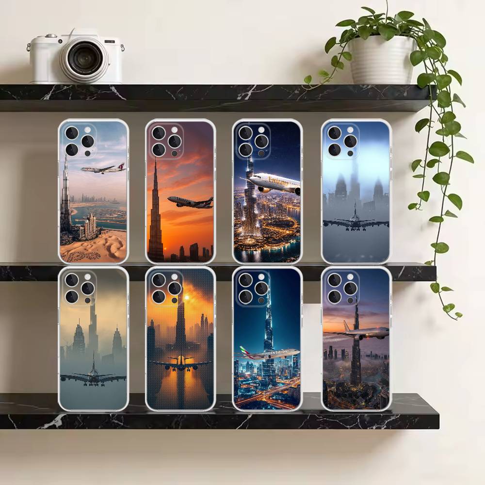 Dubai Burj Khalifa Airplane Ph - Phone Cases Dubai ulasan dan harga