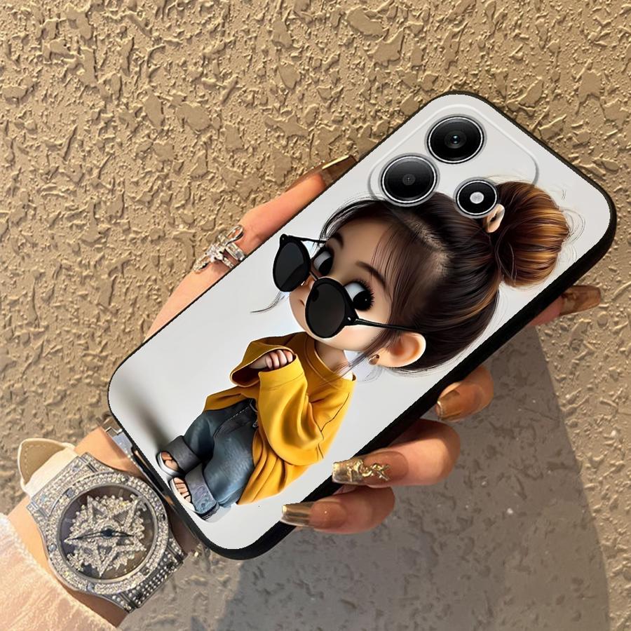 Cartoon Girl Pattern Funda Pho - Phone Cases Xiaomi ulasan dan harga