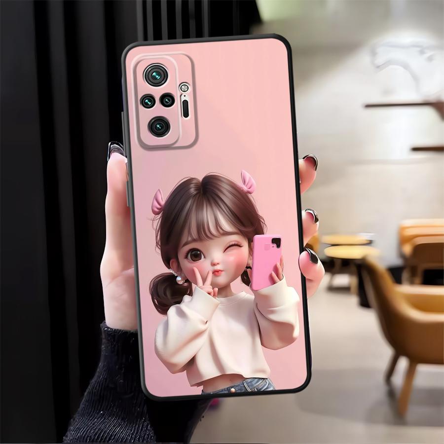 Cartoon Girl Pattern Funda Pho - Phone Cases Xiaomi ulasan dan harga