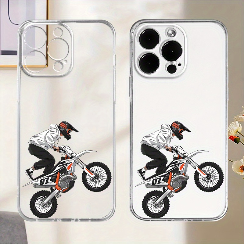 Motorcycle Boy Pattern Transpa - Phone Cases Vape ulasan dan harga