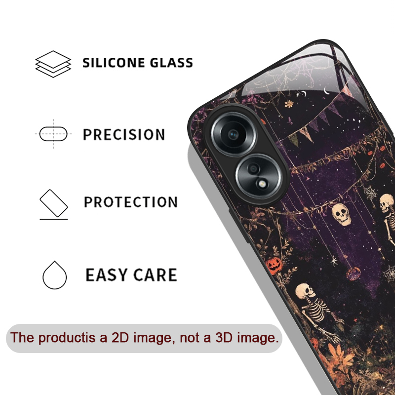Trend Halloween Pumpkin Skull  - Phone Cases Realme ulasan dan harga