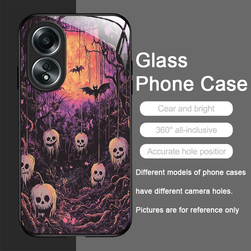 Trend Halloween Pumpkin Skull  - Phone Cases Realme ulasan dan harga
