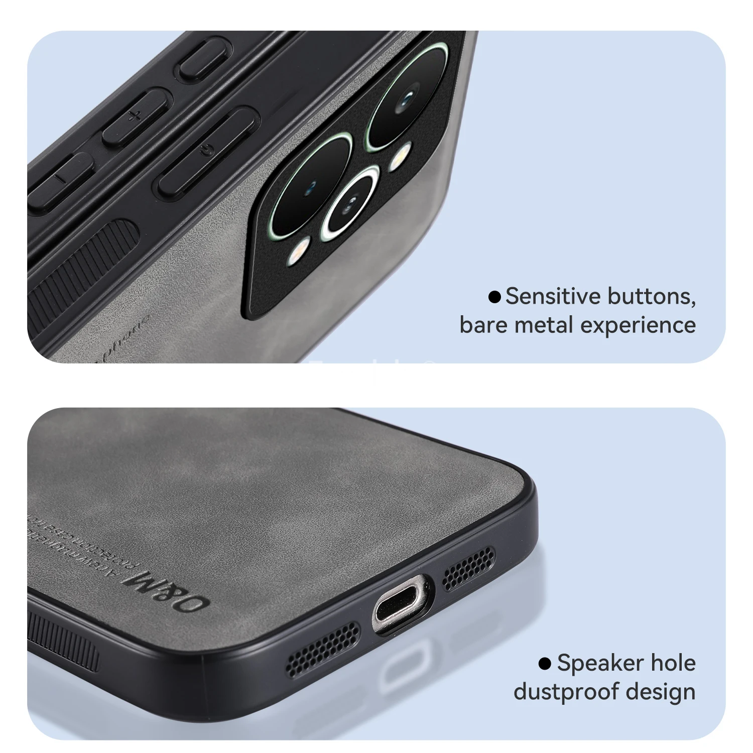 Nubuck Leather Magnetic Case f - Phone Cases Realme ulasan dan harga