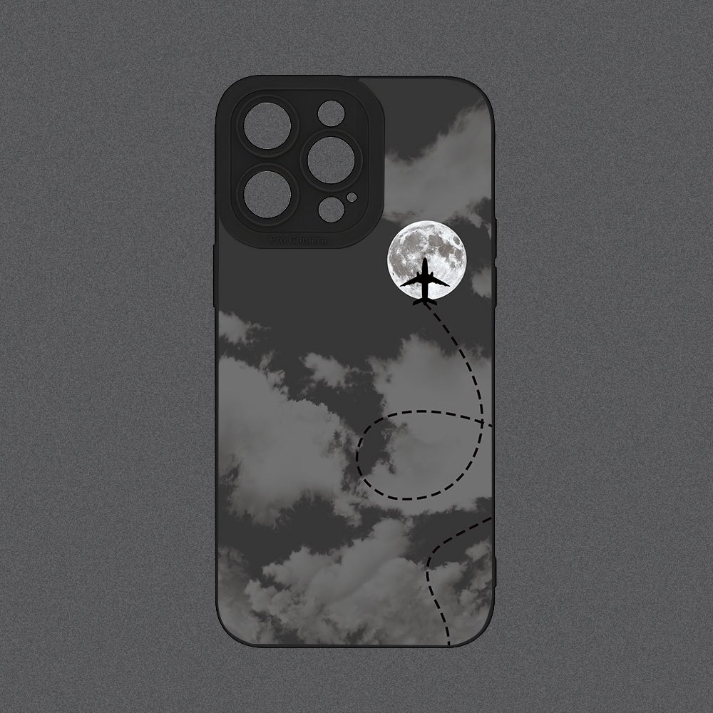 Night Sky Airplane Cartoon Cre - Phone Cases Funny ulasan dan harga