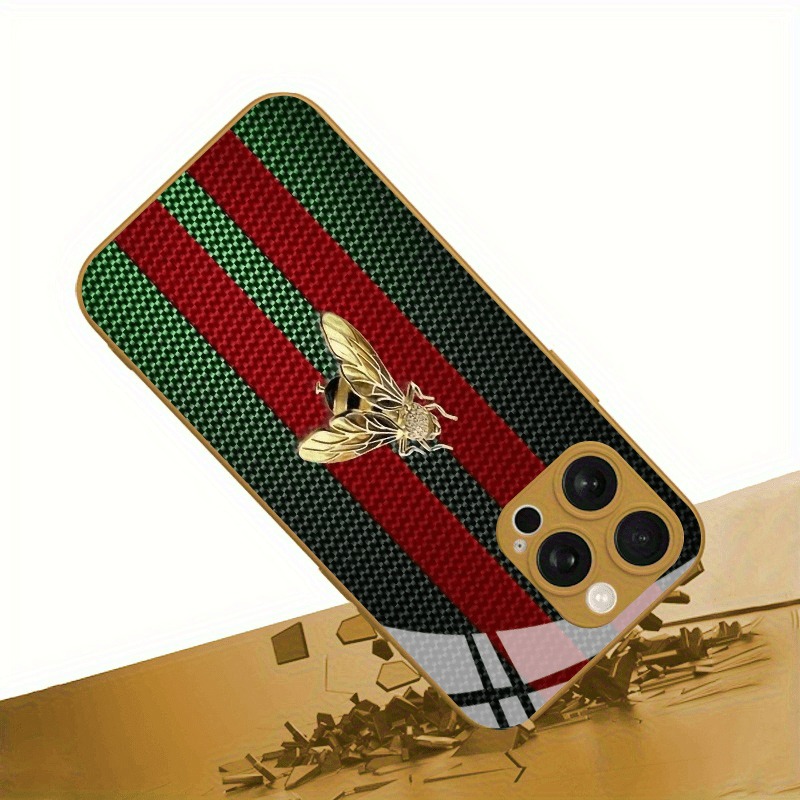 Red Green Striped Golden Bee G - Phone Cases Vape ulasan dan harga