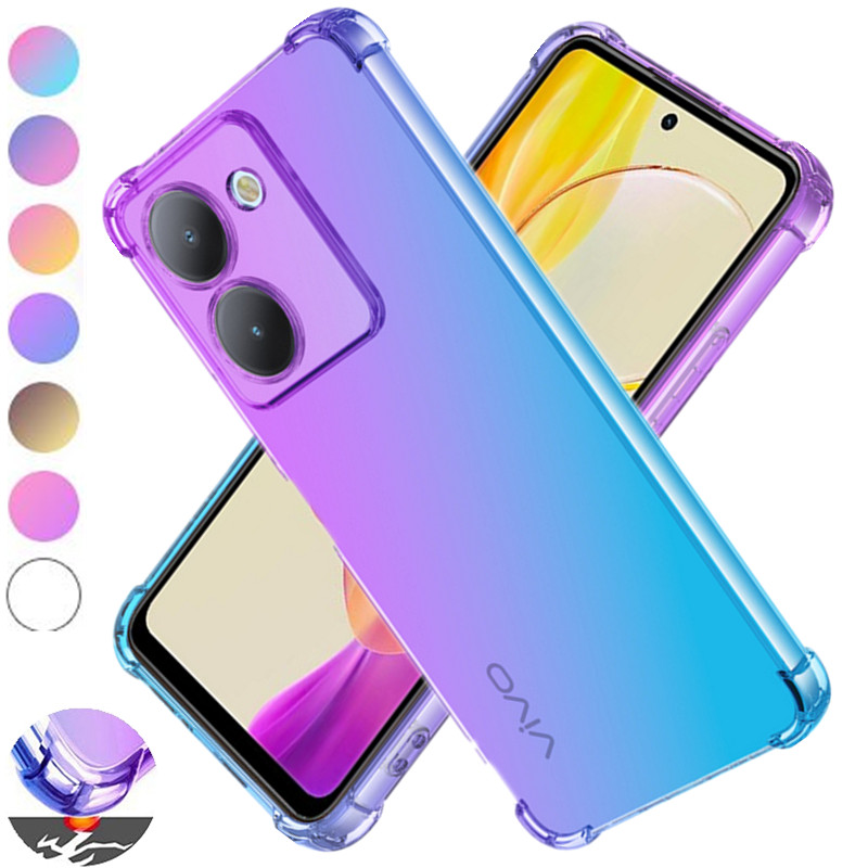 Shockproof Gradient TPU Case f - Vivo Y28 ulasan dan harga