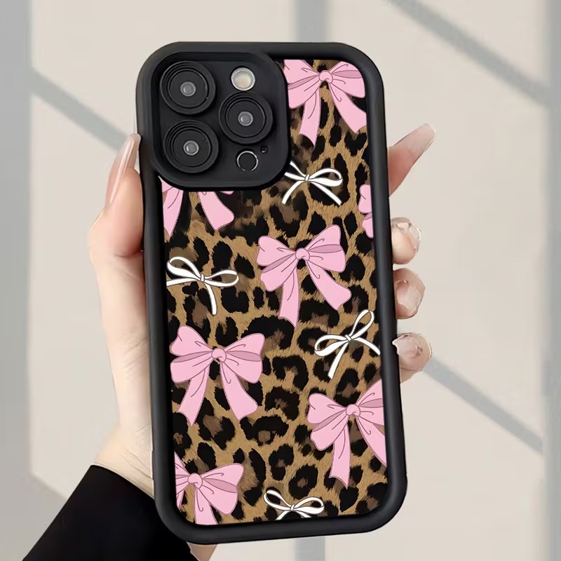 Leopard Print Bow Phone Case F - Phone Cases Iphone 17 Pro ulasan dan harga