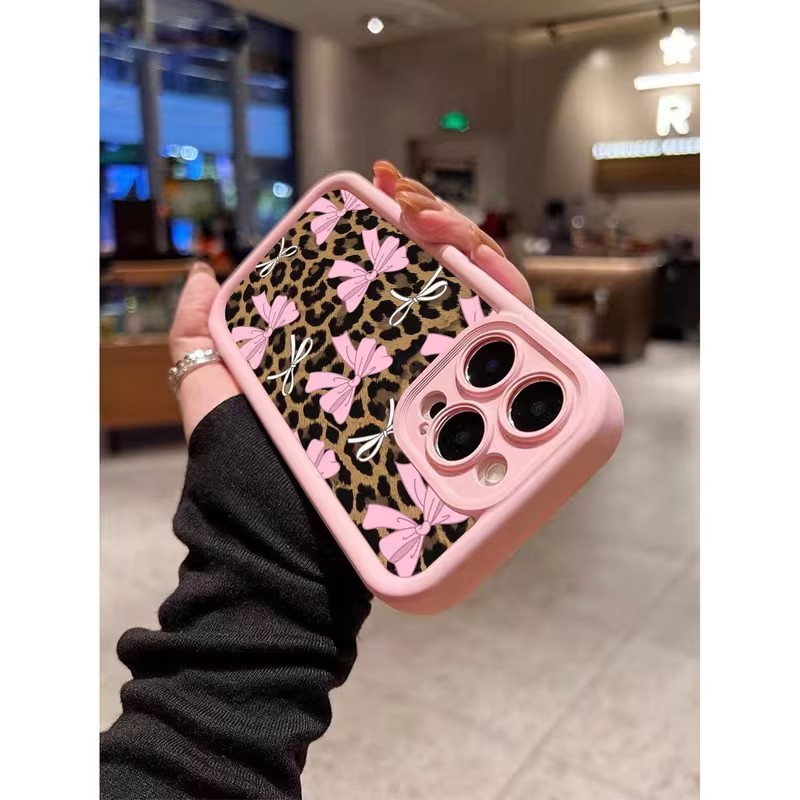Leopard Print Bow Phone Case F - Phone Cases Iphone 17 Pro ulasan dan harga