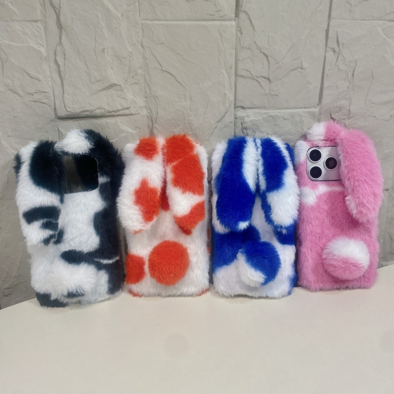 Cute Rabbit Design Fluffy Phon - Phone Cases Iphone 17 Pro ulasan dan harga