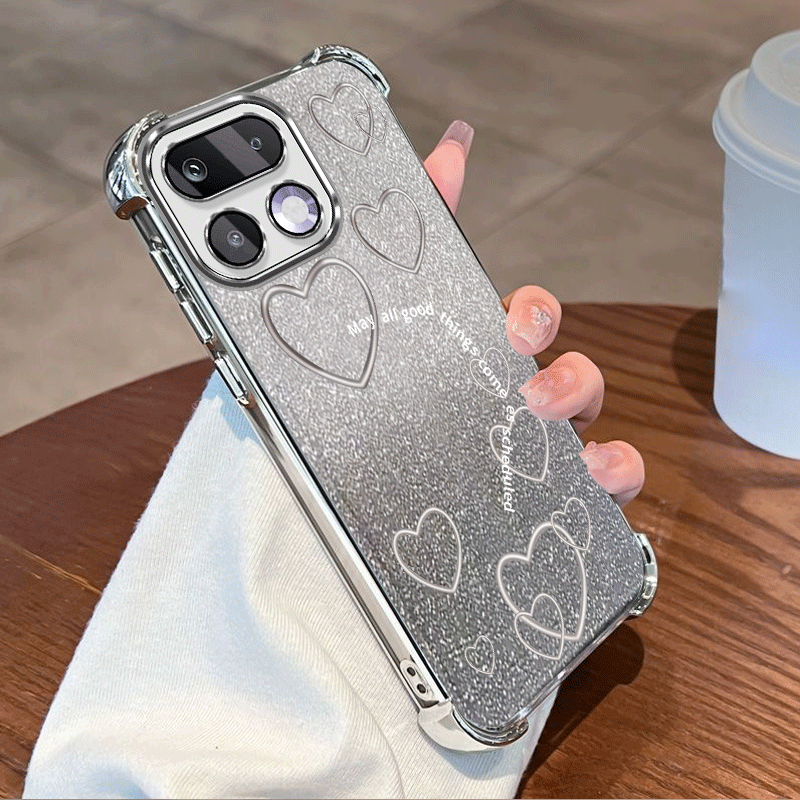 Glitter Plating Protective Cov - Phone Cases Realme ulasan dan harga