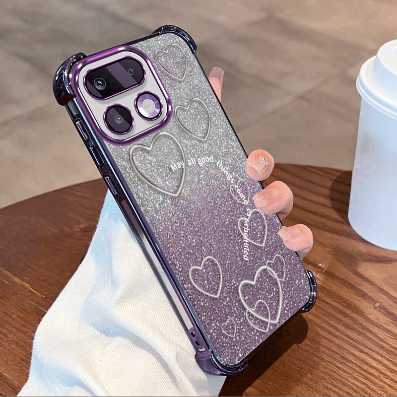 Glitter Plating Protective Cov - Phone Cases Realme ulasan dan harga