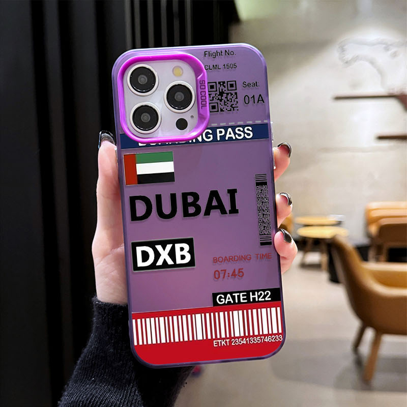 DUBAI Boarding Pass Ticket Pho - Phone Cases Dubai ulasan dan harga