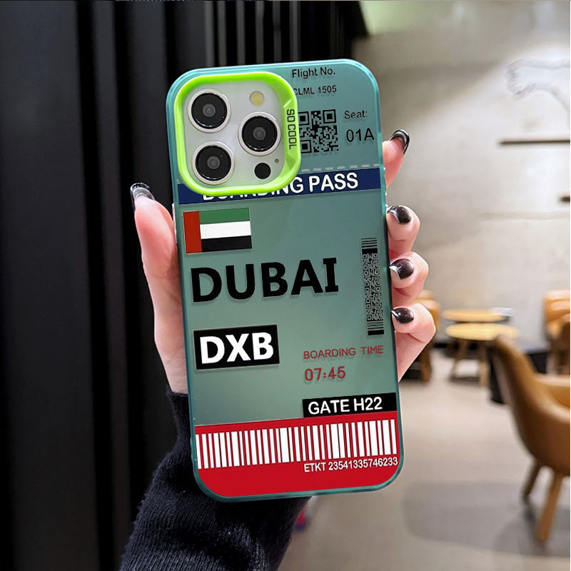 DUBAI Boarding Pass Ticket Pho - Phone Cases Dubai ulasan dan harga