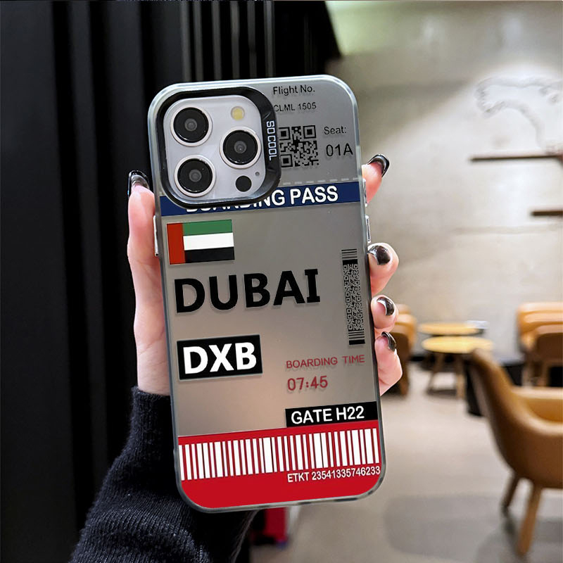 DUBAI Boarding Pass Ticket Pho - Phone Cases Dubai ulasan dan harga